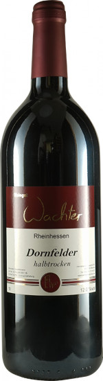 2017 Dornfelder halbtrocken 1,0 L - Weingut Wachter