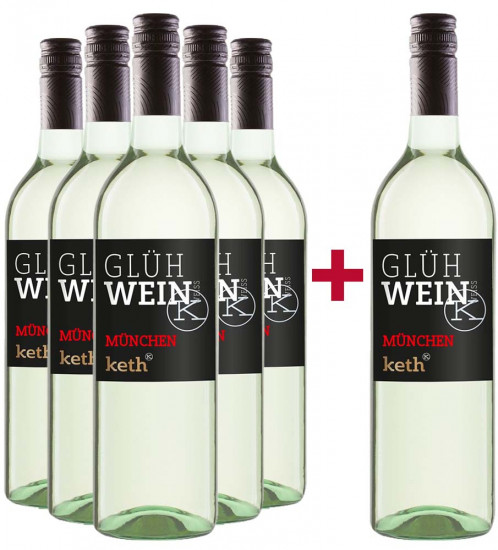 5+1 Paket Glühwein MÜNCHEN weiß - Weingut Matthias Keth