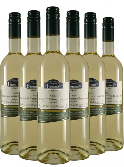 Riesling & Weißer Burgunder Cuveé-Paket feinherb - Weingut Bremm