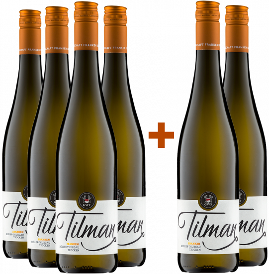 4+2 Paket 2022 Tilman Müller-Thurgau trocken - Winzergemeinschaft Franken eG