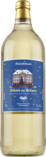Adventskalender Glühwein weiß süß 1,0 L - Weinmanufaktur Gengenbach