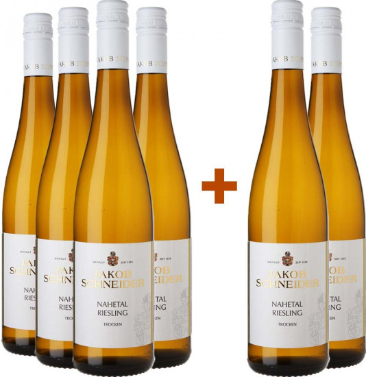 4+2 Nahetal Riesling trocken - Weingut Jakob Schneider