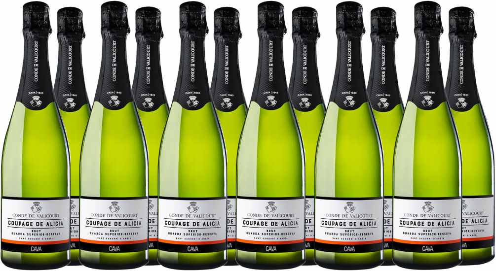 Aktionspaket Coupage de Alicia Reserva Guarda Superior Cava DO - Cava Conde de Valicourt