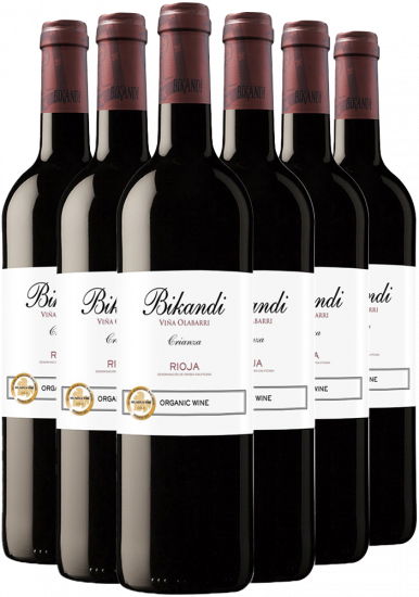 Aktionspaket Bikandi Crianza ECO DOCa Rioja Bio - Bodegas Olabarri