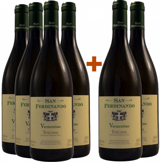4+2 Paket San Ferdinando Vermentino Toscana IGP - San Ferdinando
