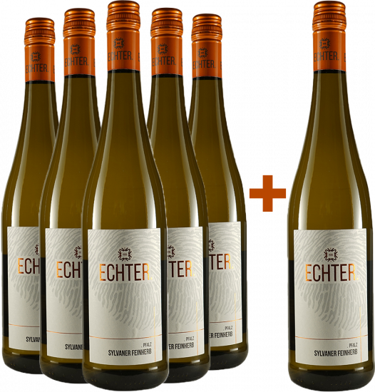 5+1 Paket Sylvaner feinherb - Weingut Echter