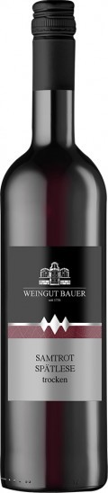 2015 Samtrot Spätlese trocken - Weingut M+U Bauer