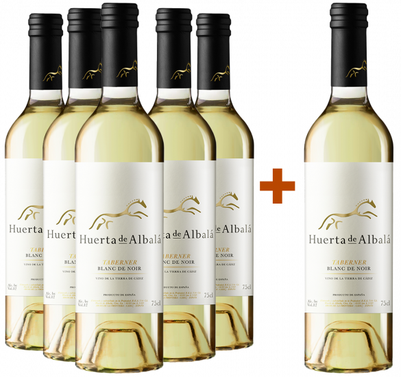 2024 Pack descuento 5+1 Taberner Blanc de Noir Cádiz VT trocken - Huerta de Albalá