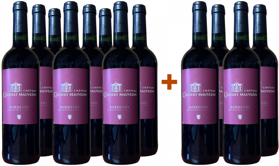 8+4 Paket 2022 Château Coudert-Mauvezin - Bordeaux Vignerons