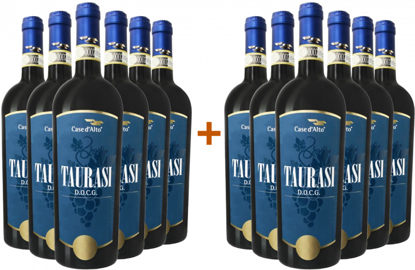 6+6 Paket Aglianico Taurasi DOCG Black Label D - Case d’Alto