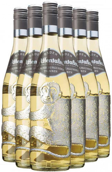 Affenflasche Grauer Burgunder trocken - Affentaler Winzer