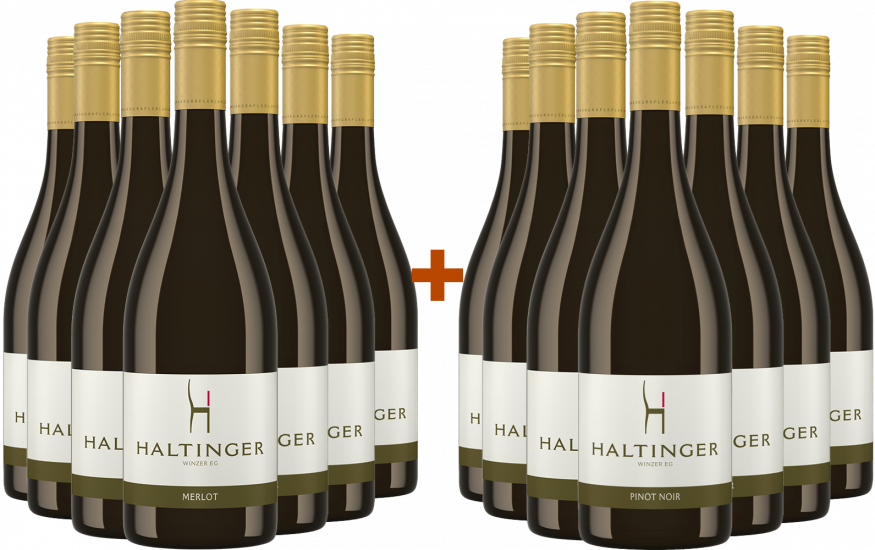 7+7 Paket Pinot Noir und Merlot trocken - Haltinger Winzer eG