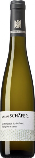 2017 Burg Layer Schlossberg Riesling VDP.Erste Lage Beerenauslese edelsüß 0,375 L - Weingut Johann Baptist Schäfer