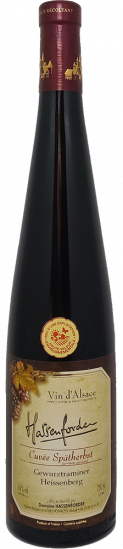 2022 Gewurztraminer Heissenberg Cuvée Spätherbst Alsace AOP süß - Domaine Hassenforder