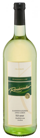 2017 Silvaner QbA Weißwein trocken 1L - Winzerkeller Randersacker