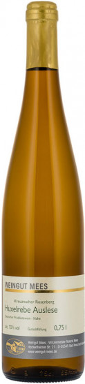 2015 Huxelrebe Auslese edelsüß süß Kreuznacher Rosenberg Nahe Weißwein - Weingut Mees