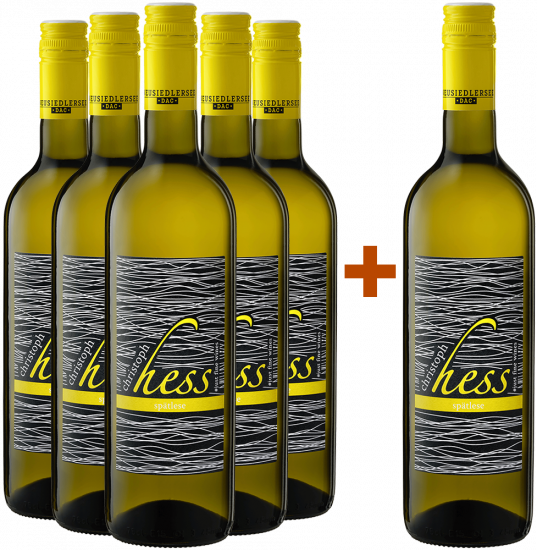 5+1 Paket Spätlese 2023 - Weingut Christoph Hess
