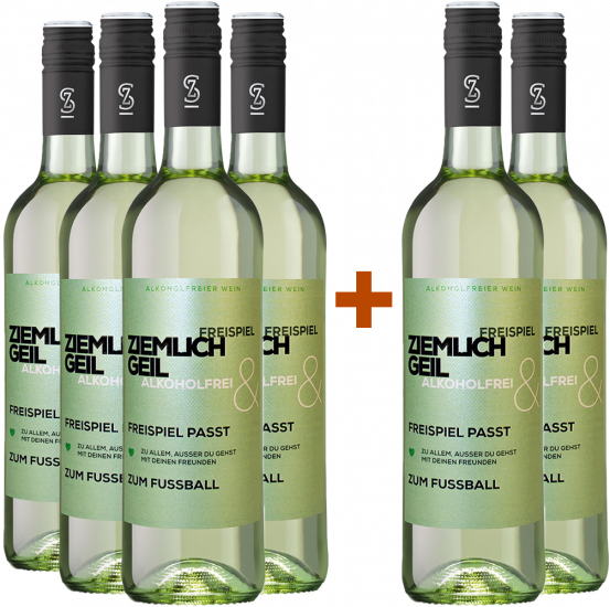 4+2 Paket FREISPIEL alkoholfreier Wein 