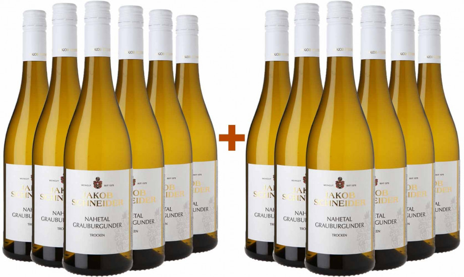 6+6 Paket Nahetal Grauburgunder trocken  - Weingut Jakob Schneider