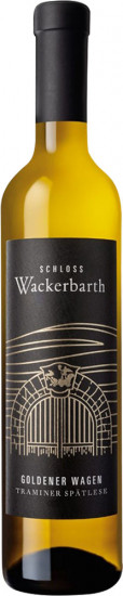 2022 Radebeuler Goldener Wagen Traminer Spätlese lieblich 0,5 L - Sächsisches Staatsweingut Schloss Wackerbarth