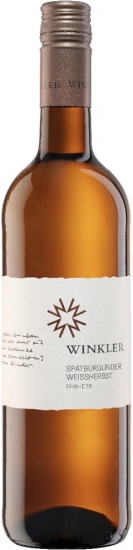 2025 SPÄTBURGUNDER Weißherbst EINZIGARTIG feinherb Bio - Weingut Winkler GbR