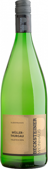 2024 WEINHAUS Müller-Thurgau halbtrocken 1,0 L - Becksteiner Winzer eG
