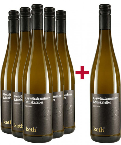 5+1 Paket Muskateller & Gewürztraminer - Weingut Matthias Keth