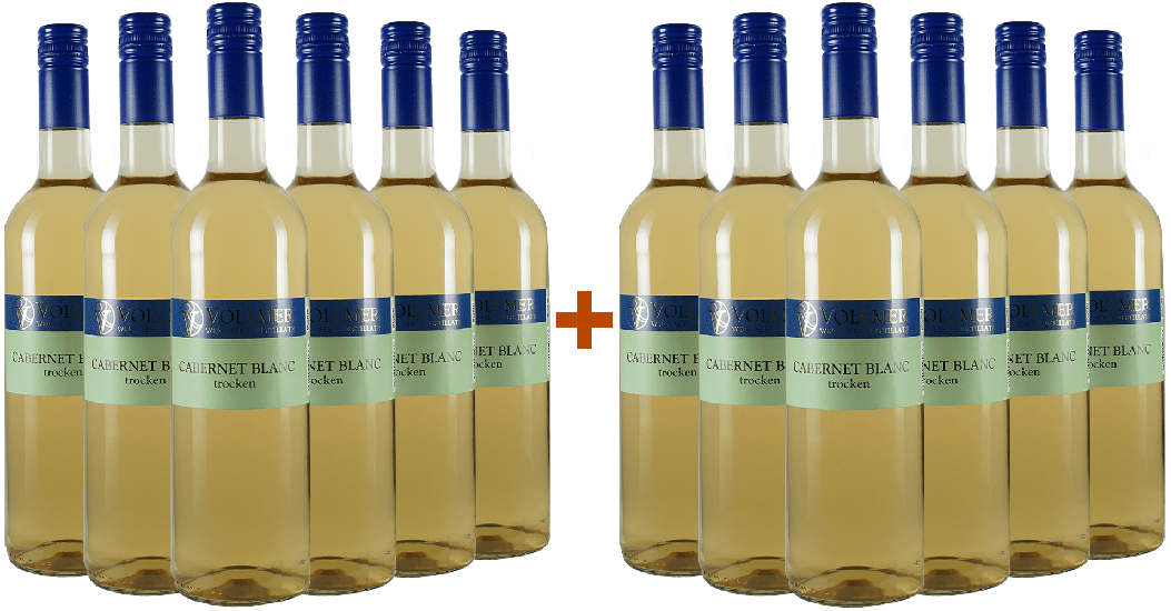 6+6 Paket Cabernet Blanc - Weingut Roland Vollmer