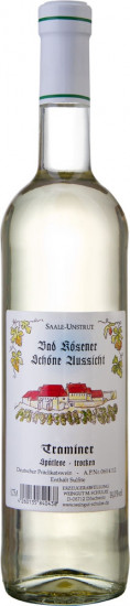 2024 Bad Kösener Schöne Aussicht Traminer Auslese trocken - Weingut Schulze