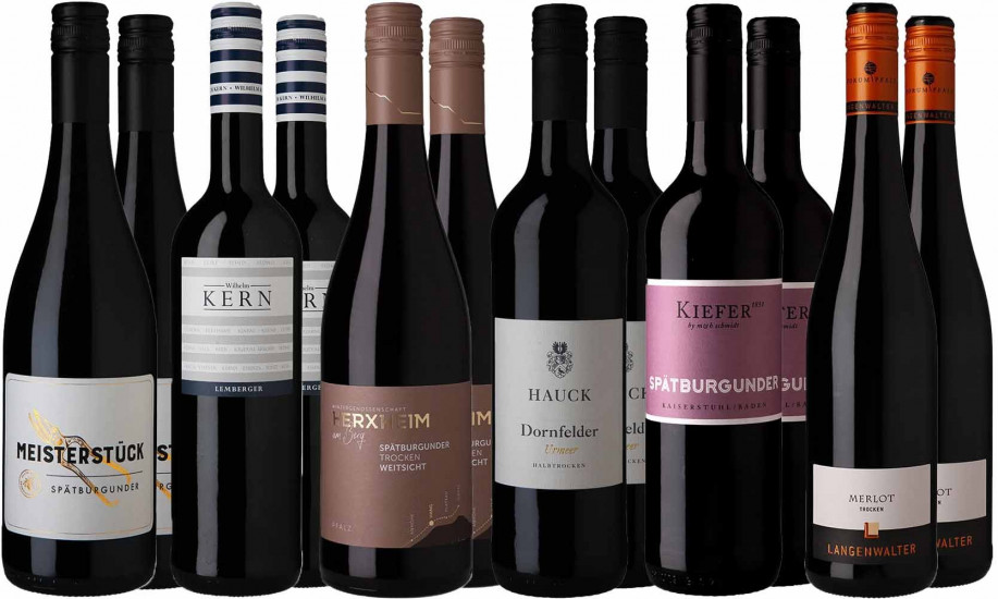 Großes Rotwein Entdecker-Paket 