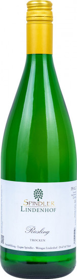 2024 Riesling trocken 1,0 L - Eugen Spindler Weingut Lindenhof