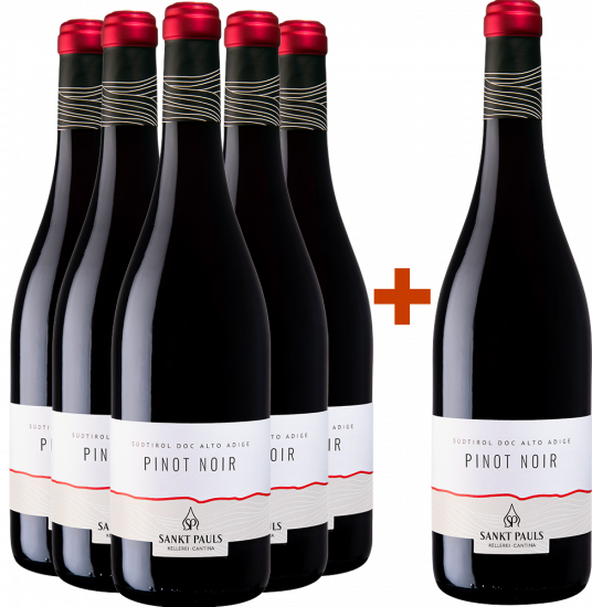 5+1 Paket Pinot Noir Alto Adige DOC - SANKT PAULS Kellerei – Cantina