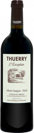 2019 L’Exception Rouge Coteaux du Verdon IGP trocken - Château Thuerry