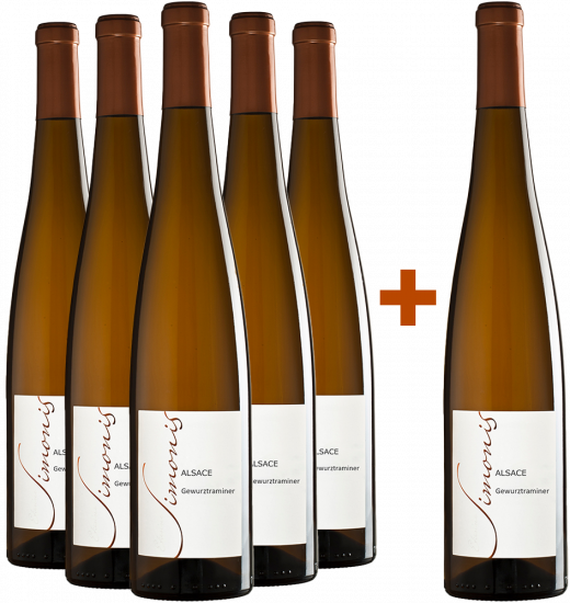 5+1 Paket Gewurztraminer Bio - Domaine Etienne Simonis