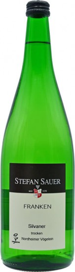 2021 Silvaner Qualitätswein Nordheimer Vögelein trocken 1,0 L - Weingut Stefan Sauer