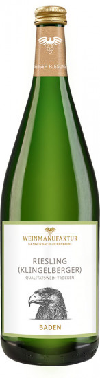 2023 Klingelberger Riesling trocken 1,0 L - Weinmanufaktur Gengenbach