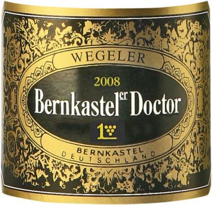 2008 Bernkastel Doctor Riesling QbA Erste Lage Trocken - Weingut Wegeler