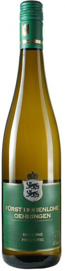 2023 Riesling fruchtig VDP.Gutswein lieblich Bio - Weingut Fürst Hohenlohe-Oehringen