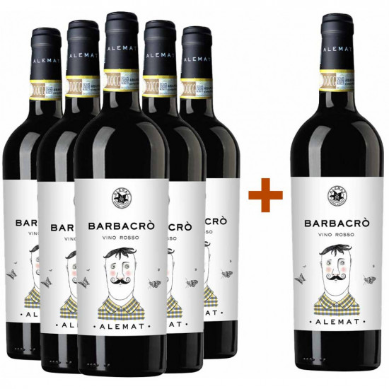 5+1 Paket Barbacrò Vino Rosso - Alemat