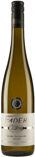2012 Weißer Burgunder Tradition Spätlese trocken - Weingut Fader
