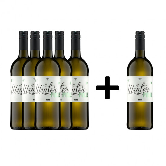 5+1 Winterpulle weiß alkoholfrei 1,0 L - Andres am Lilienthal