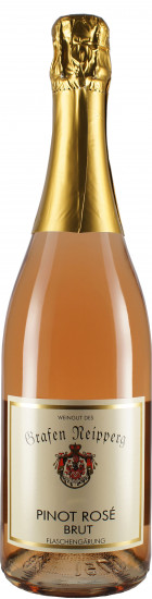 2015 Pinot Rosé Sekt QbA   Flaschengärung brut - Weingut Graf Neipperg