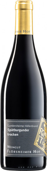 2020 Gundersheimer Höllenbrand Spätburgunder trocken - Weingut Flörsheimer Hof