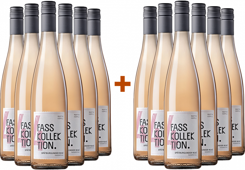 6+6 Paket Kaiserstuhl Spätburgunder Rosé - Weingut Fasskollektion