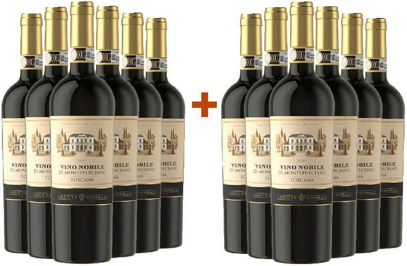 6+6 Paket Loggia delle Sassaie Nobile di Montepulciano DOCG - WirWinzer Select Lörrach