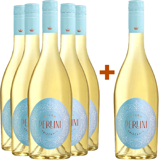 5+1 Paket Perlini Secco Frizzante - Winzer von Baden