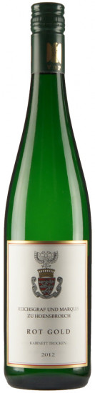 2012 Rot Gold trocken - Weingut Reichsgraf und Marquis zu Hoensbroech