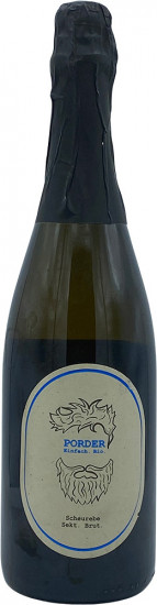 2018 Scheurebe Sekt brut Bio - Weingut Porderhof