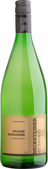 2021 WEINHAUS Weißer Burgunder halbtrocken - Becksteiner Winzer eG