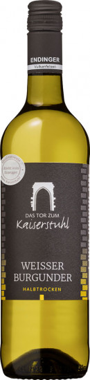Das Tor zum Kaiserstuhl Weißer Burgunder halbtrocken - BISCHOFFINGER WINZER